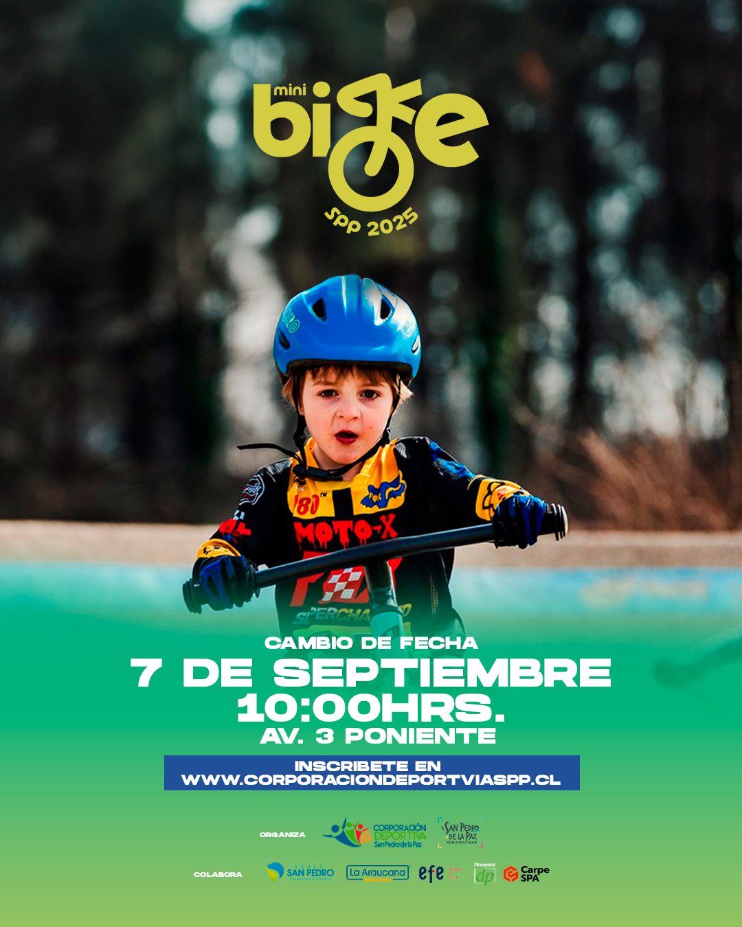 Cambio de fecha Mini Bike SPP 2025